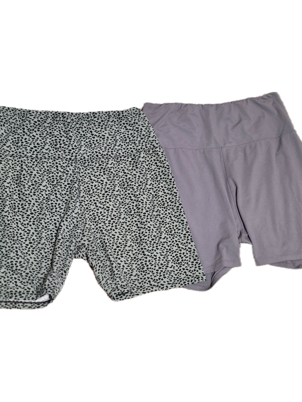 2PK Womens Maternity Butter Soft Biker Lounge Shorts XXL